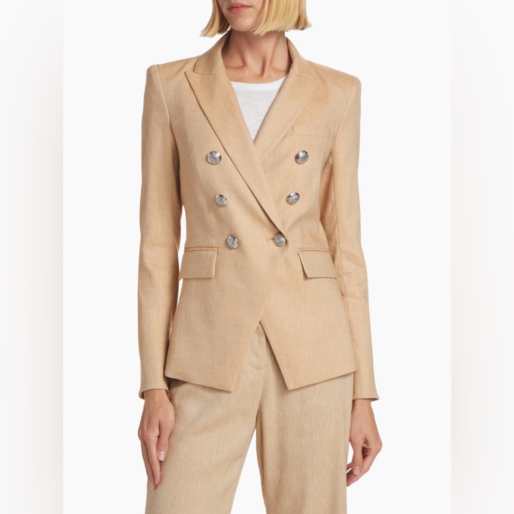 Veronica Beard Miller Linen Blazer - Picture 4 of 11